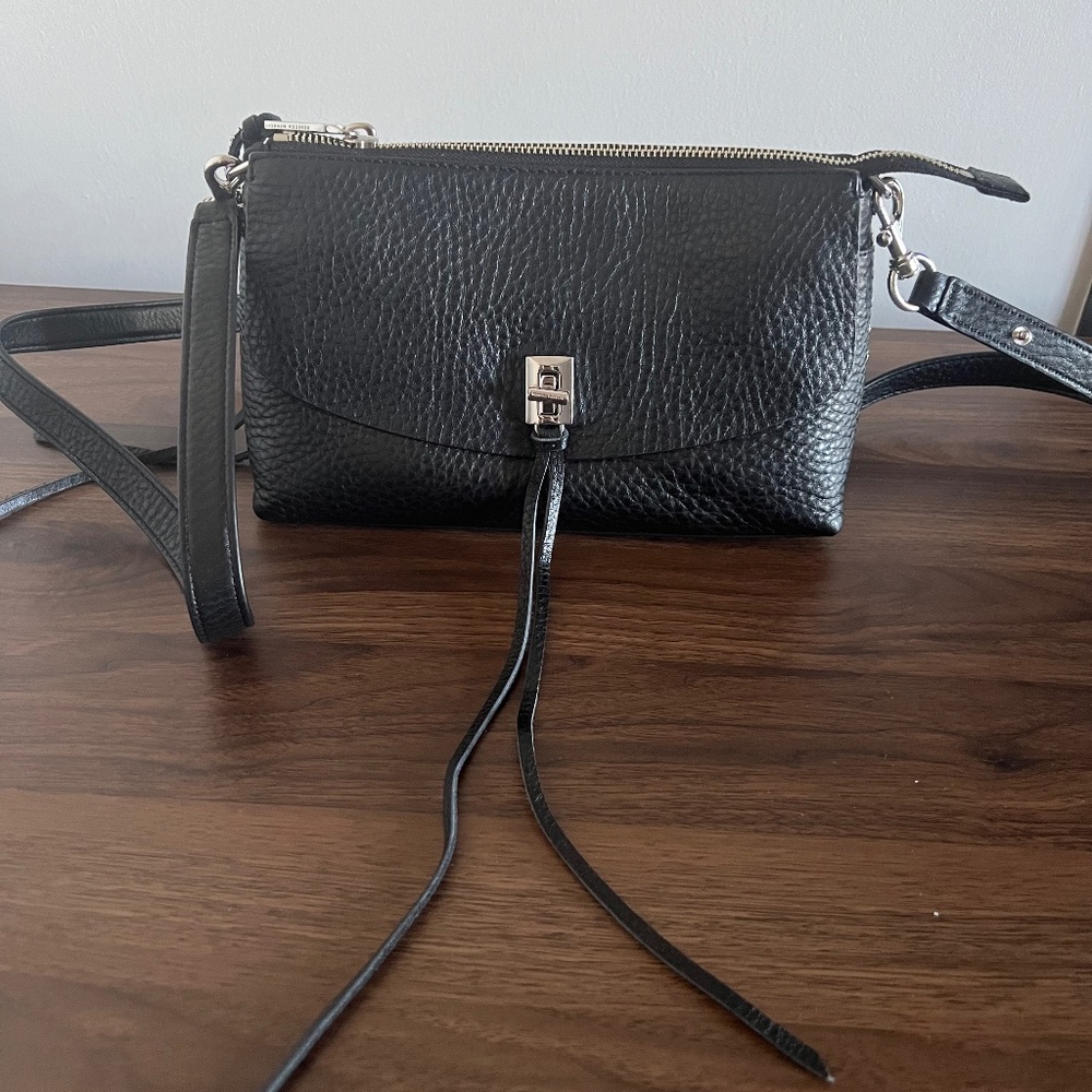 Rebecca Minkoff Darren Top Zip Crossbody Bag for Women – Versatile Women’s Cross